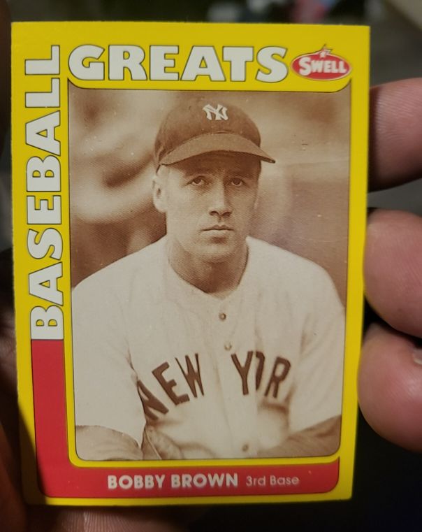 1991 Swell Baseball Greats #15 Bobby Brown — front