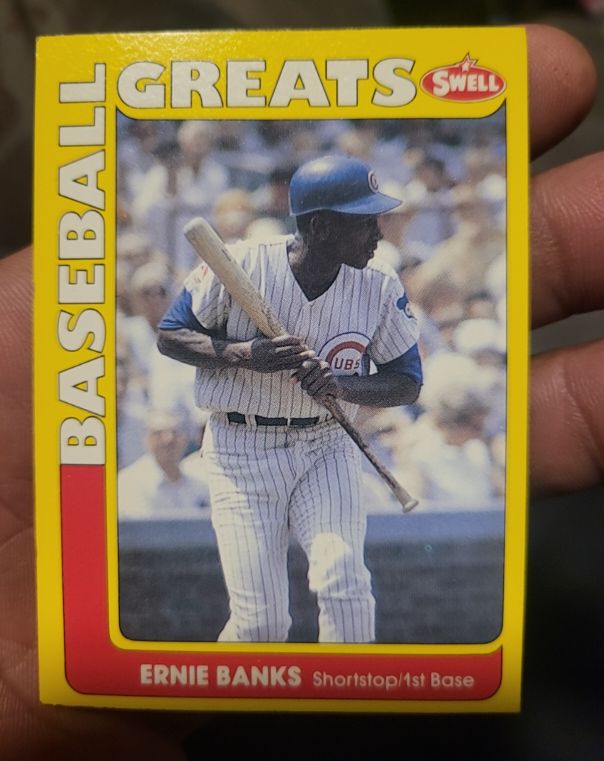 1990 Swell Baseball Greats #5 Ernie Banks — front