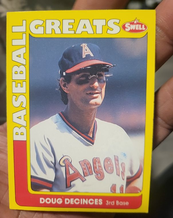 1991 Swell Baseball Greats #23 Doug DeCinces — front