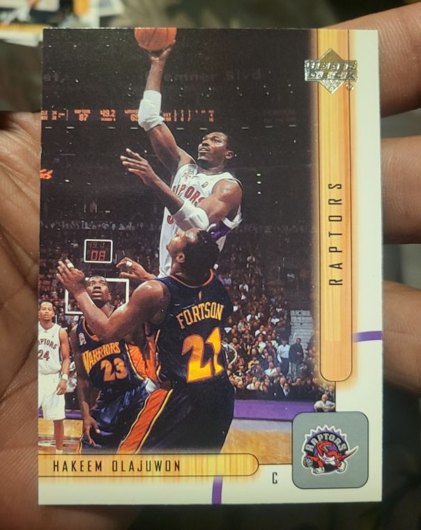 1996 Upper Deck #C Hakeem Olajuwon — front