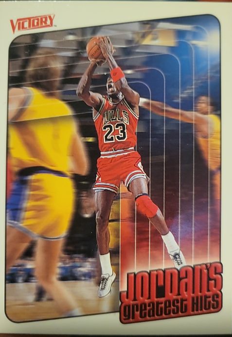 1999-00 Upper Deck Victory #421 Michael Jordan Jordan's Greatest Hits — front