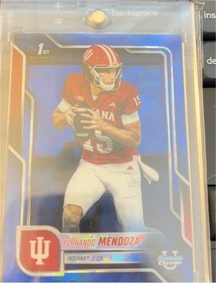 2025 Bowman Chrome University #109 Fernando Mendoza — front