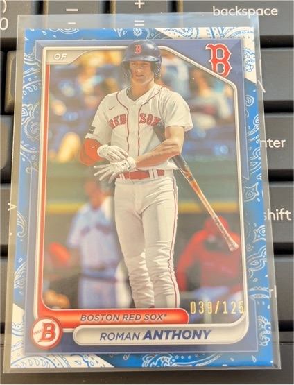 2024 Bowman Chrome Prospects #BCP-22 Roman Anthony — front