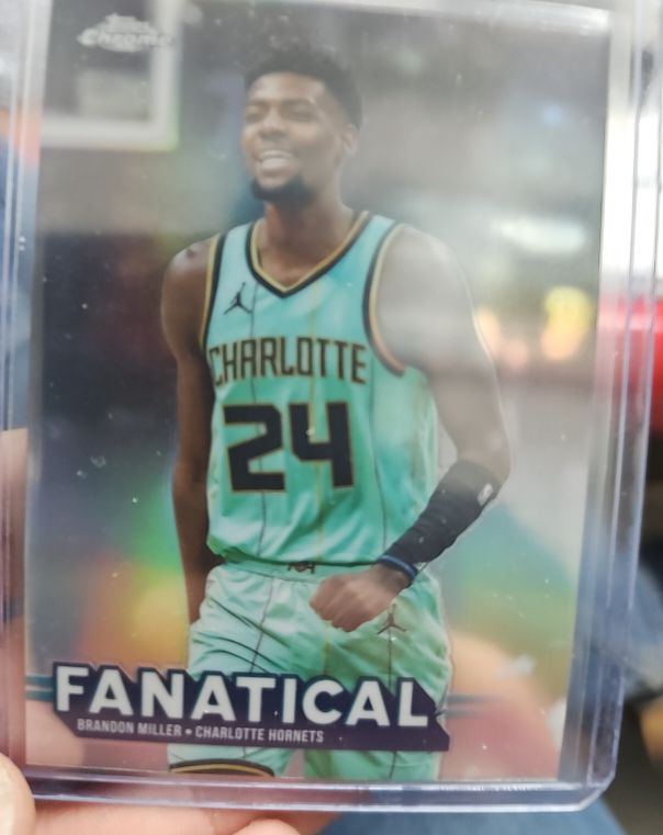 2025-26 Topps Chrome #FAN-3 Brandon Miller Fanatical — front