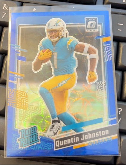 2023 Donruss Optic #353 Quentin Johnston — front
