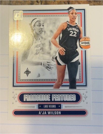 2025 Panini Donruss WNBA #11 A'ja Wilson Franchise Features — front
