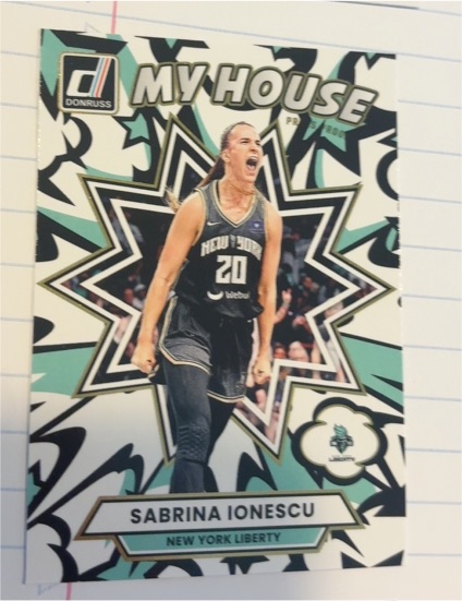 2025 Donruss WNBA #1 Sabrina Ionescu My House — front
