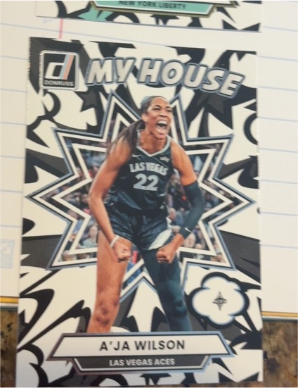 2025 Panini Donruss WNBA #5 A'ja Wilson My House — front
