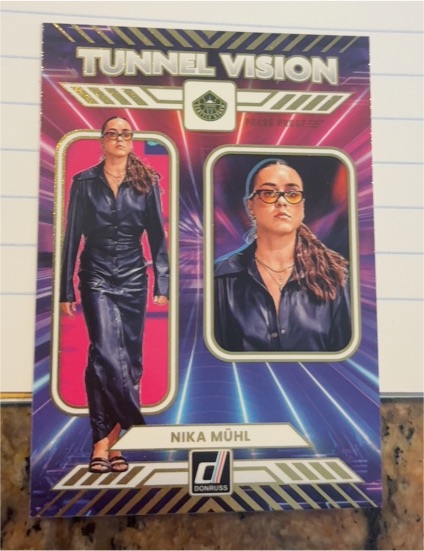 2025 Panini Donruss WNBA #14 Nika Mühl Tunnel Vision — front