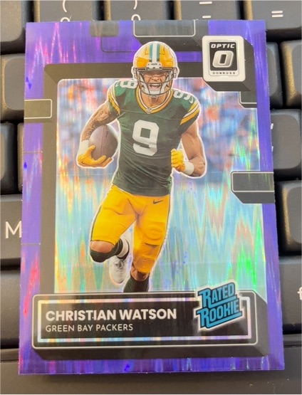 2022 Donruss Optic #219 Christian Watson — front