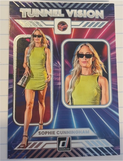 2025 Panini Donruss WNBA #2 Sophie Cunningham Tunnel Vision — front