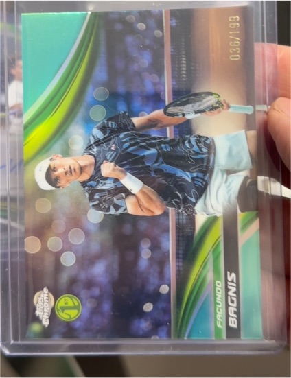 2025 Topps Chrome Tennis #156 Facundo Bagnis — front