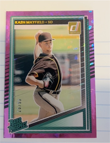 2025 Donruss #183 Kash Mayfield — front