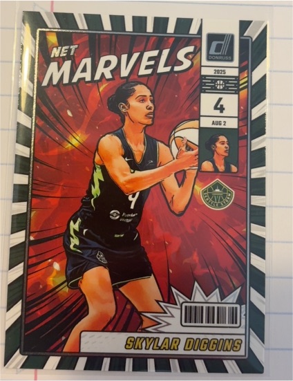 2025 Donruss WNBA #13 Skylar Diggins Net Marvels — front