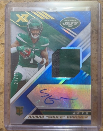 2022 Panini XR #RSA-AG Ahmad "Sauce" Gardner — front