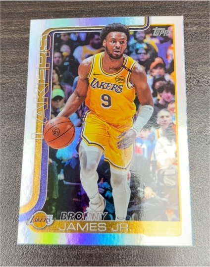 2025-26 Topps #152 Bronny James Jr. — front