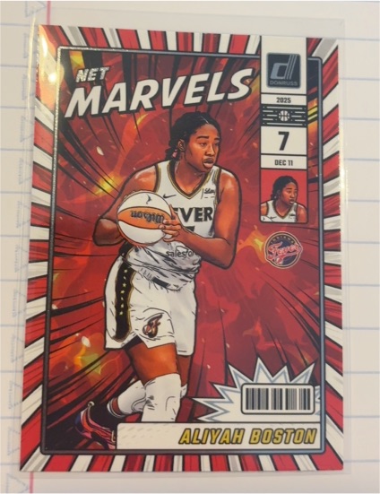 2025 Panini Donruss WNBA #10 Aliyah Boston Net Marvels — front