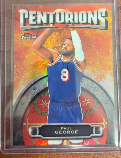 2024-25 Topps Finest #C-7 Paul George Centurions — front