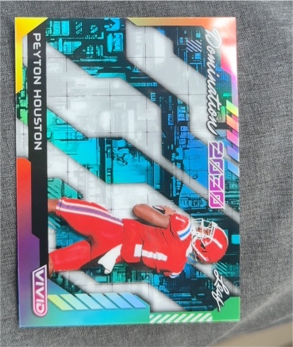 2025 Leaf Vivid Domination Peyton Houston — front