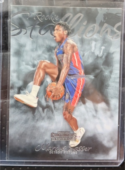 2023-24 Panini Contenders #9 Marcus Sasser Rookie Stallions Detroit Pistons — front