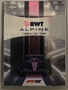2025 Topps Chrome Formula 1 #181 BWT Alpine Formula One Team Logo — front
