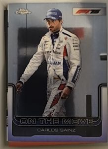2025 Topps Chrome Formula 1 #189 Carlos Sainz On The Move — front