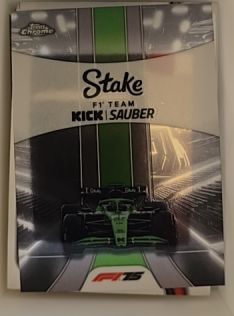 2025 Topps Chrome F1 #183 Stake Kick Sauber — front