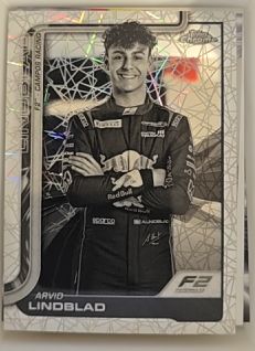 2025 Topps Chrome Formula 1 #23 Arvid Lindblad — front