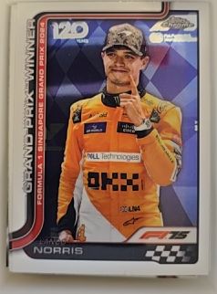 2025 Topps Chrome Formula 1 #110 Lando Norris — front