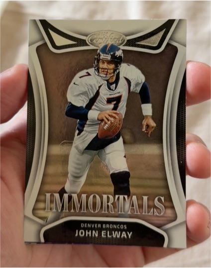 2025 Panini Certified #IM-JEY John Elway — front
