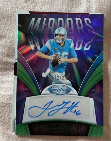 2025 Panini Certified Mirrors Signatures Justin Herbert #MS-JHE — front