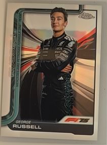2025 Topps Chrome Formula 1 #7 George Russell — front