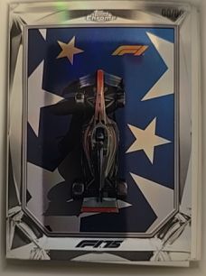2025 Topps Chrome F1 Diamond Drives American Tribute #F175-7 — front