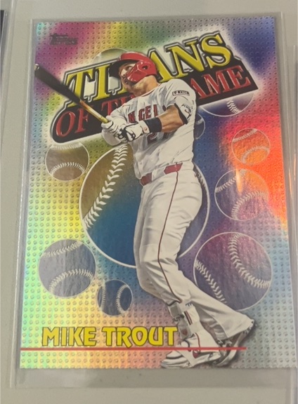 2026 Topps Series 1 #TOG-2 Mike Trout Titans of the Game — front