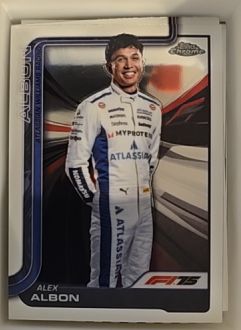 2025 Topps Chrome Formula 1 #17 Alex Albon Atlassian Williams Racing — front