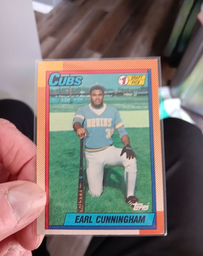 1990 Topps #134 Earl Cunningham — front