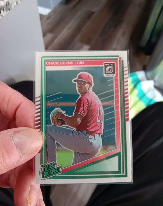 2025 Panini Donruss Optic #146 Chase Burns — front