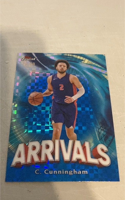 2023-24 Topps Finest #A-2 Cade Cunningham Arrivals — front