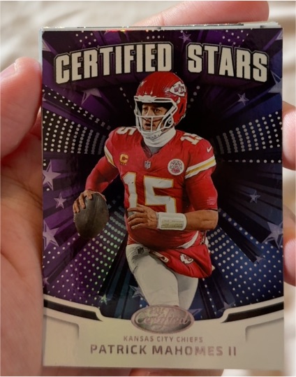 2025 Panini Certified Football #CST-PMS Patrick Mahomes II Certified Stars — front