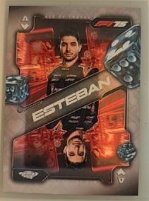 2025 Topps Chrome Formula 1 #SCA-8 Esteban Ocon Ace of Trades — front