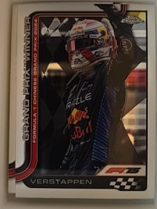 2025 Topps Chrome Formula 1 #97 Max Verstappen Grand Prix Winner — front