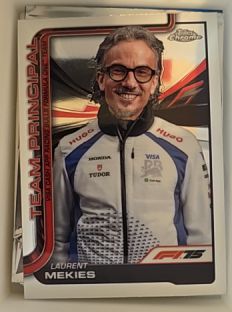 2025 Topps Chrome Formula 1 #197 Laurent Mekies — front