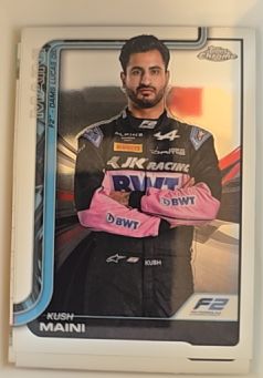 2025 Topps Chrome Formula 1 #32 Kush Maini — front