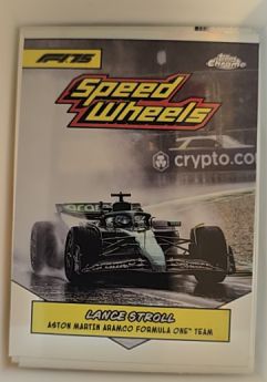 2025 Topps Chrome Formula 1 #75-AM Lance Stroll Speed Wheels Aston Martin Aramco Formula One Team — front