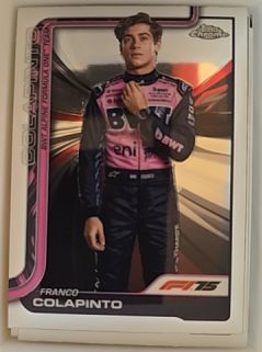 2025 Topps Chrome Formula 1 F1 #15 Franco Colapinto — front