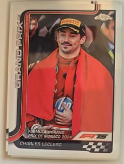 2025 Topps Chrome Formula 1 #129 Charles Leclerc — front