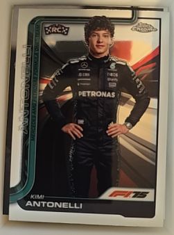 2025 Topps Chrome Formula 1 #8 Kimi Antonelli — front