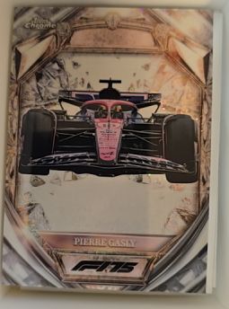 2025 Topps Chrome Formula 1 #D75-36 Pierre Gasly Diamond 75th Anniversary — front