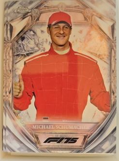 2025 Topps Chrome F1 #D75-47 Michael Schumacher Diamond Anniversary — front