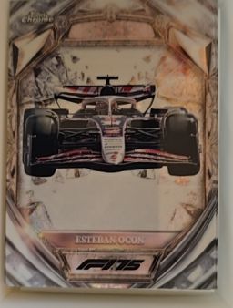 2025 Topps Chrome Formula 1 #D75-33 Esteban Ocon Diamond 75th Anniversary — front